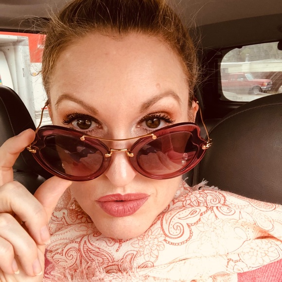 Miu Miu Scenique butterfly glasses